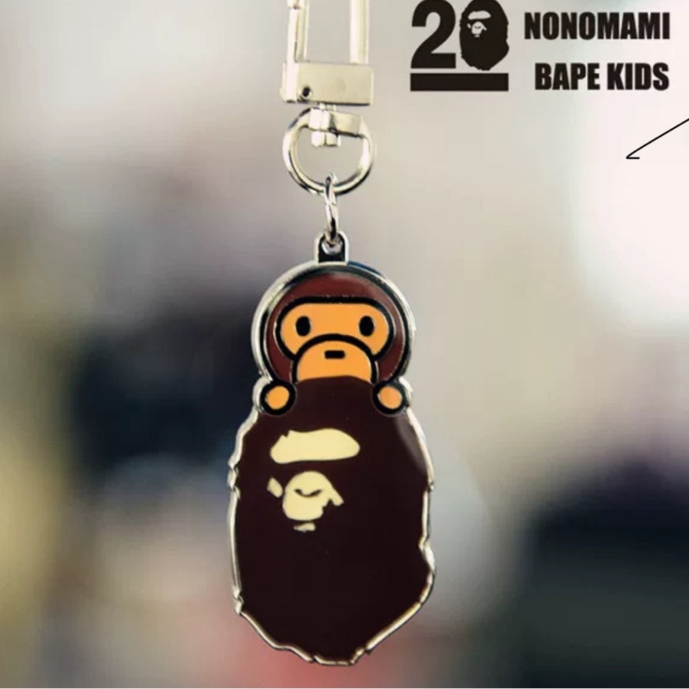 Bape keychain A Bathing Ape keychain cute gift